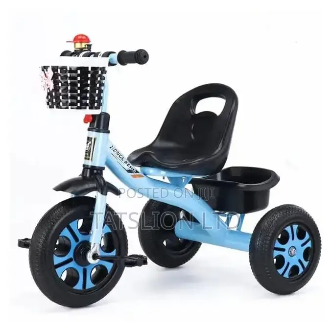 C Kids Tricycle - Blue With Basket