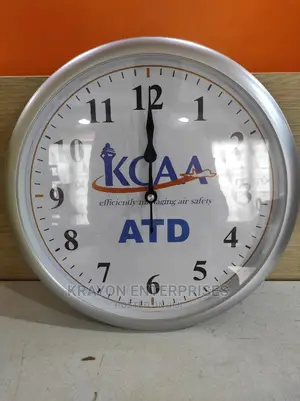 Silver Wallclock