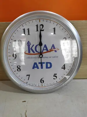 Silver Wallclock