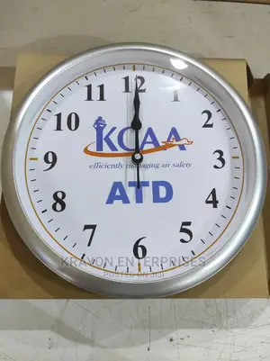 Silver Wallclock