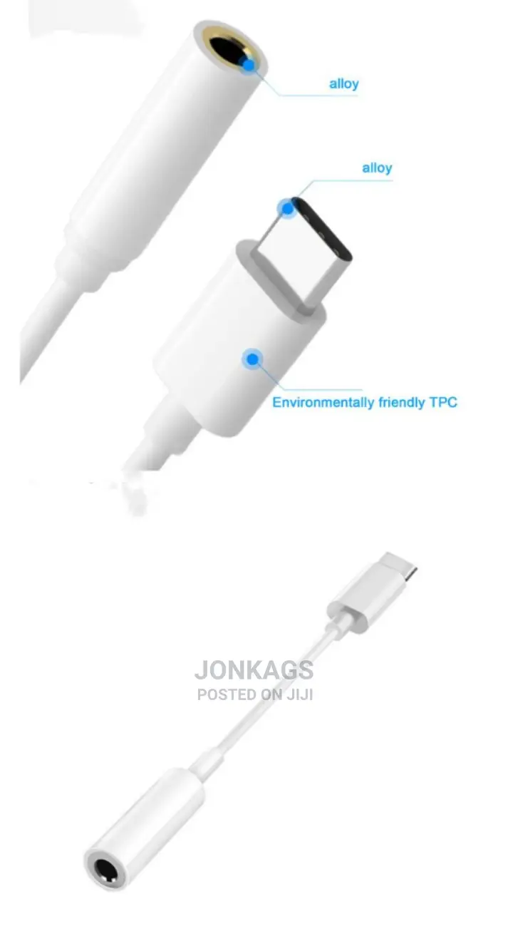 Original Type C To 3.5mm Audio Jack