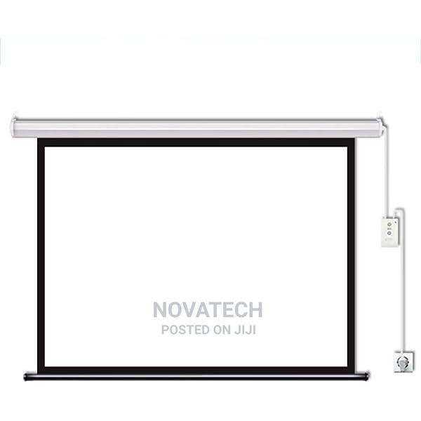 Techcom Auto Electric Projector Screen 200 X 200 - main view