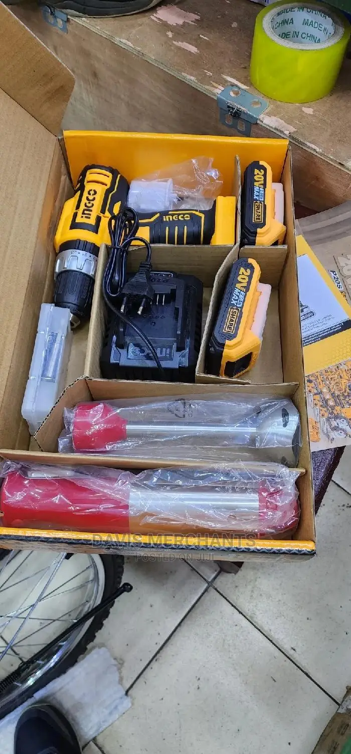 Ingco Cordless Drill With Lithium Ion Battery Free Blend