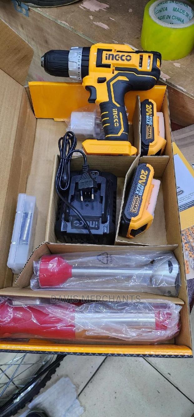Ingco Cordless Drill With Lithium Ion Battery Free Blend