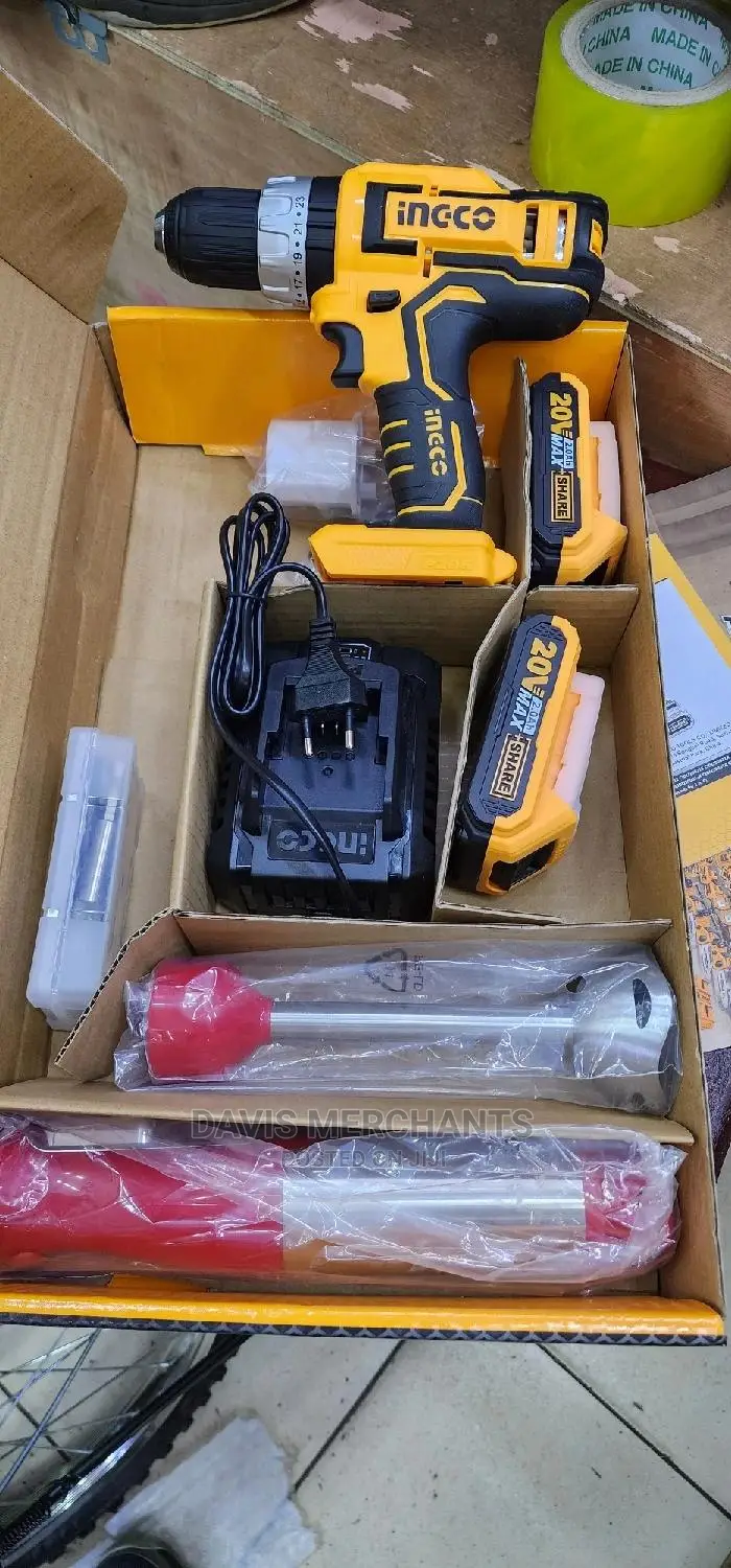 Ingco Cordless Drill With Lithium Ion Battery Free Blend