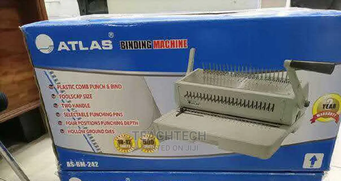 ATLAS Binding Machine in Nairobi Central Stationery, Teachtech