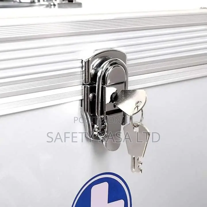 Aluminium First Aid Box With Single Lock System