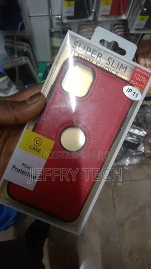 Leather Case for iPhone 11 Anti-Knock Back Cover Soft Tpured