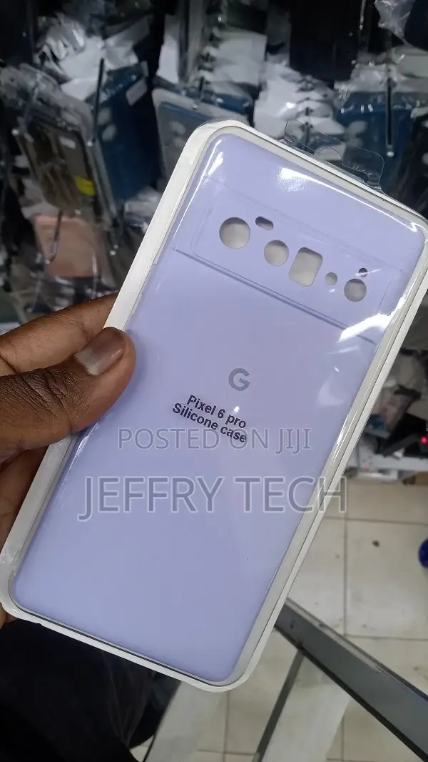 Google Pixel 6 Pro Case Soft Liquid Silicone Purple