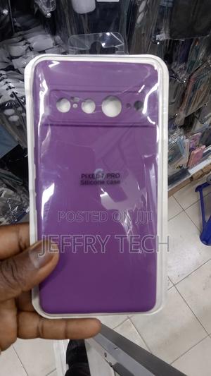 Google Pixel 7 Pro Phone Case Liquid Silicone,Violet Purple - thumbnail 2