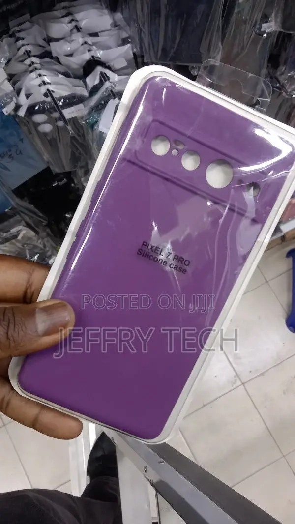 Google Pixel 7 Pro Phone Case Liquid Silicone,Violet Purple