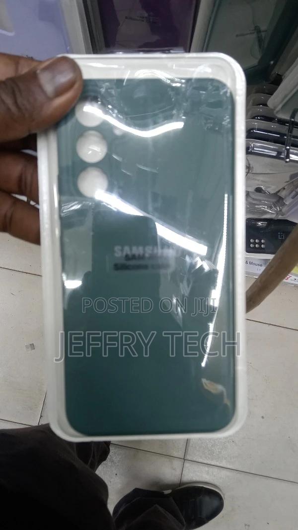 (Samsung Galaxy A54) Shockproof Silicone Back Cover Case Wit - main view