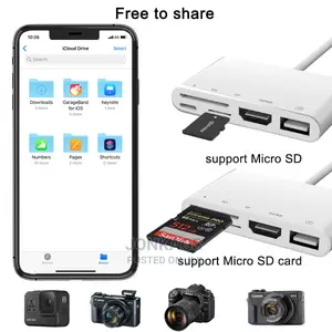 Apple Lighting to HDMI+USB+SD+Micro SD + Apple Lighting