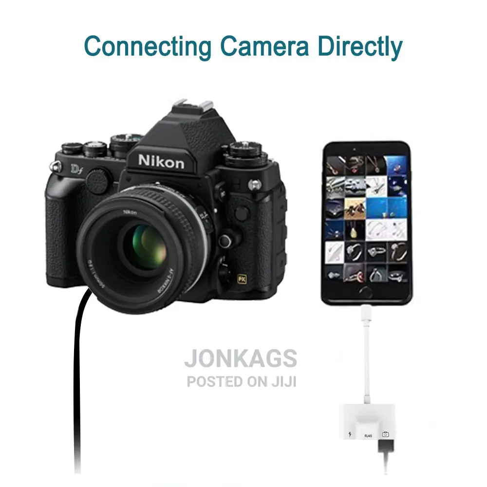 Apple Lighting to HDMI+USB+ Lighting Charging