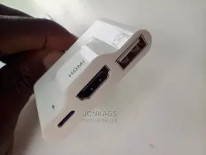 Apple Lighting to HDMI+USB+ Lighting Charging