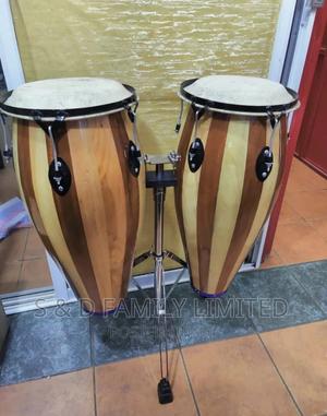 Brown Single Stand Conga Drums - thumbnail 2