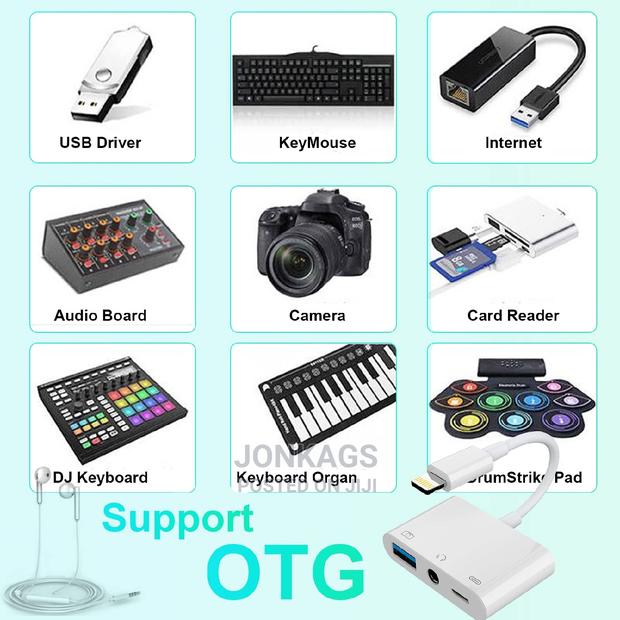 Apple Lighting to USB+ 3.5mm Audio Jack + Lighting Charging - thumbnail 7