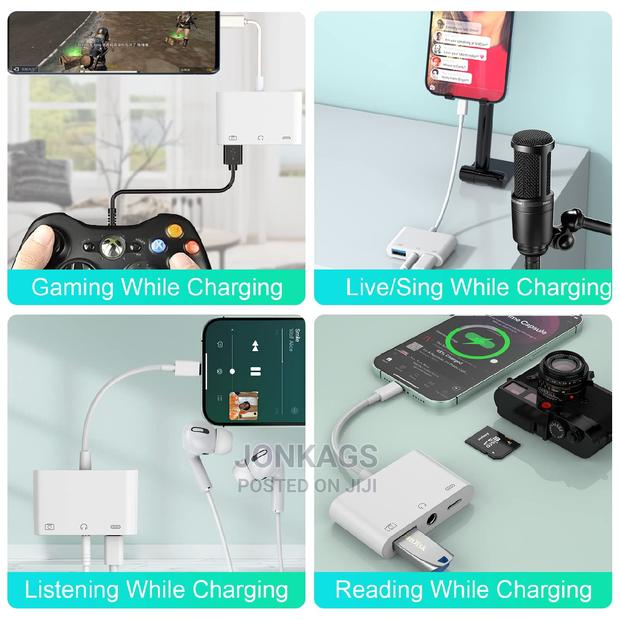 Apple Lighting to USB+ 3.5mm Audio Jack + Lighting Charging - thumbnail 11