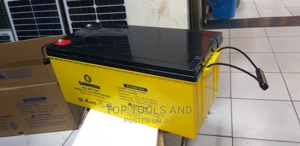 Goldenmax 12v 200ah 20hr Gel Deep Cycle Battery - thumbnail 2