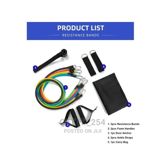11 Pieces Resistance Band
