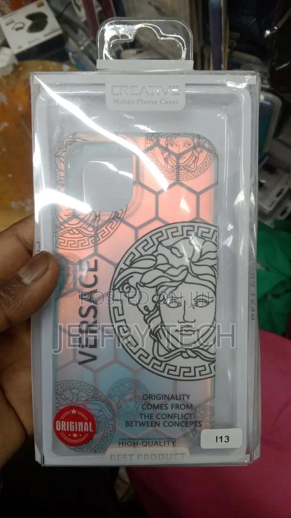 Versace White iPhone 13 Back Cover - main view