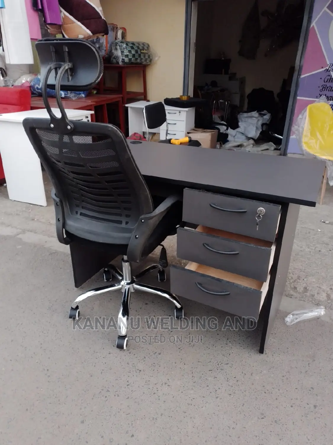 Office Desk and Office Chair