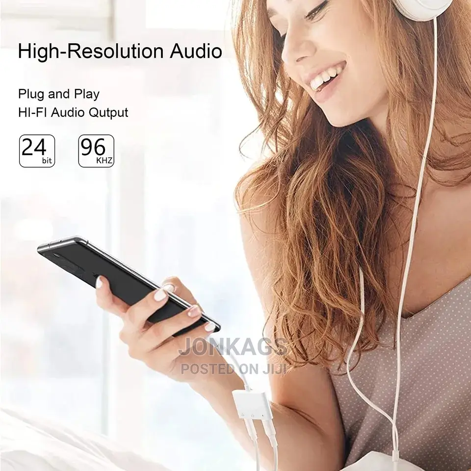 Lighting to Apple Audio Port+Audio Jack+Lighting Charging