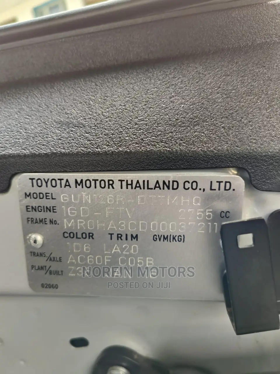 Toyota Hilux 2016 Gray