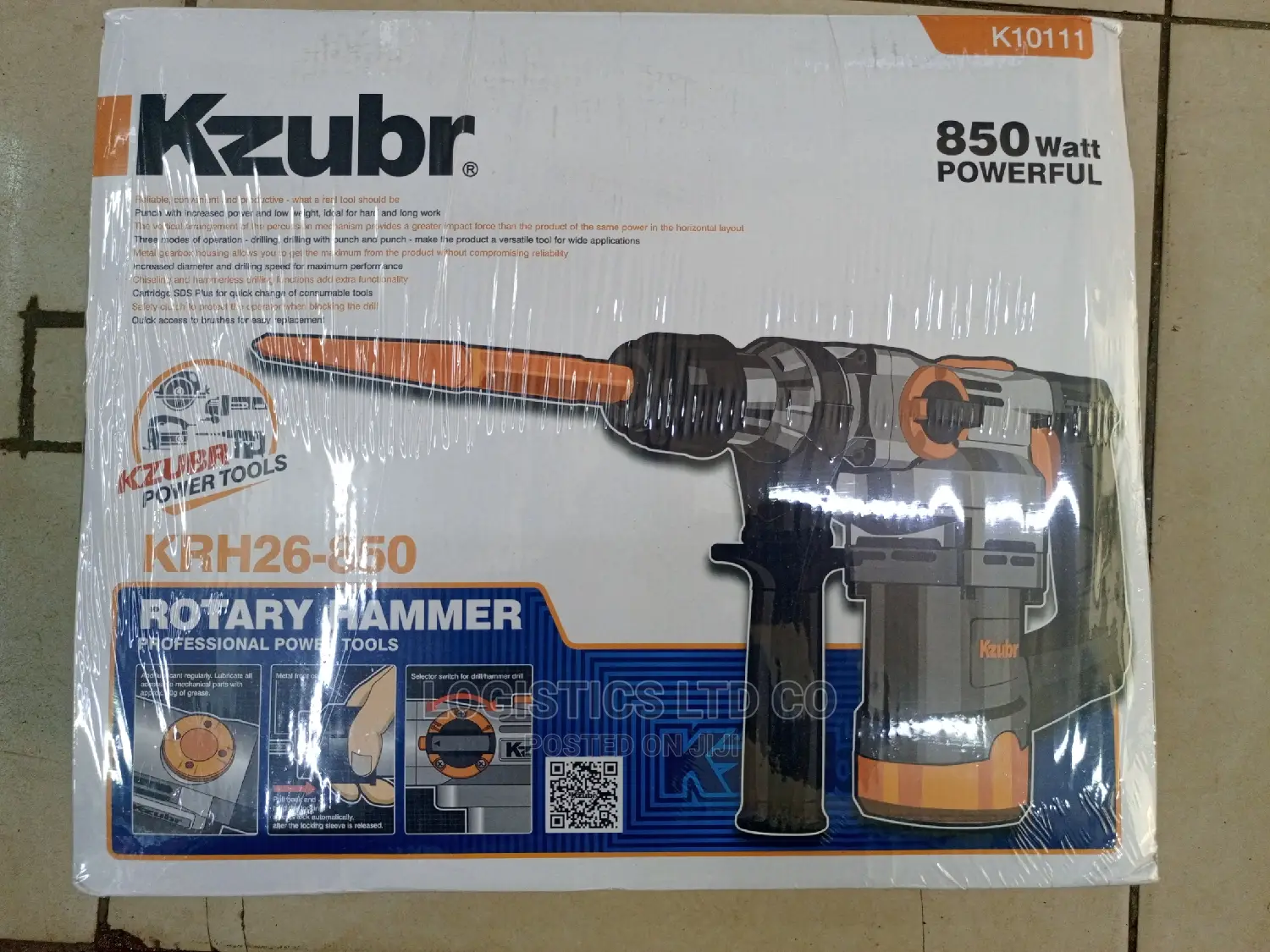 Kzubr-Krh26-850watts Rotary Hammer Professional Power Tools