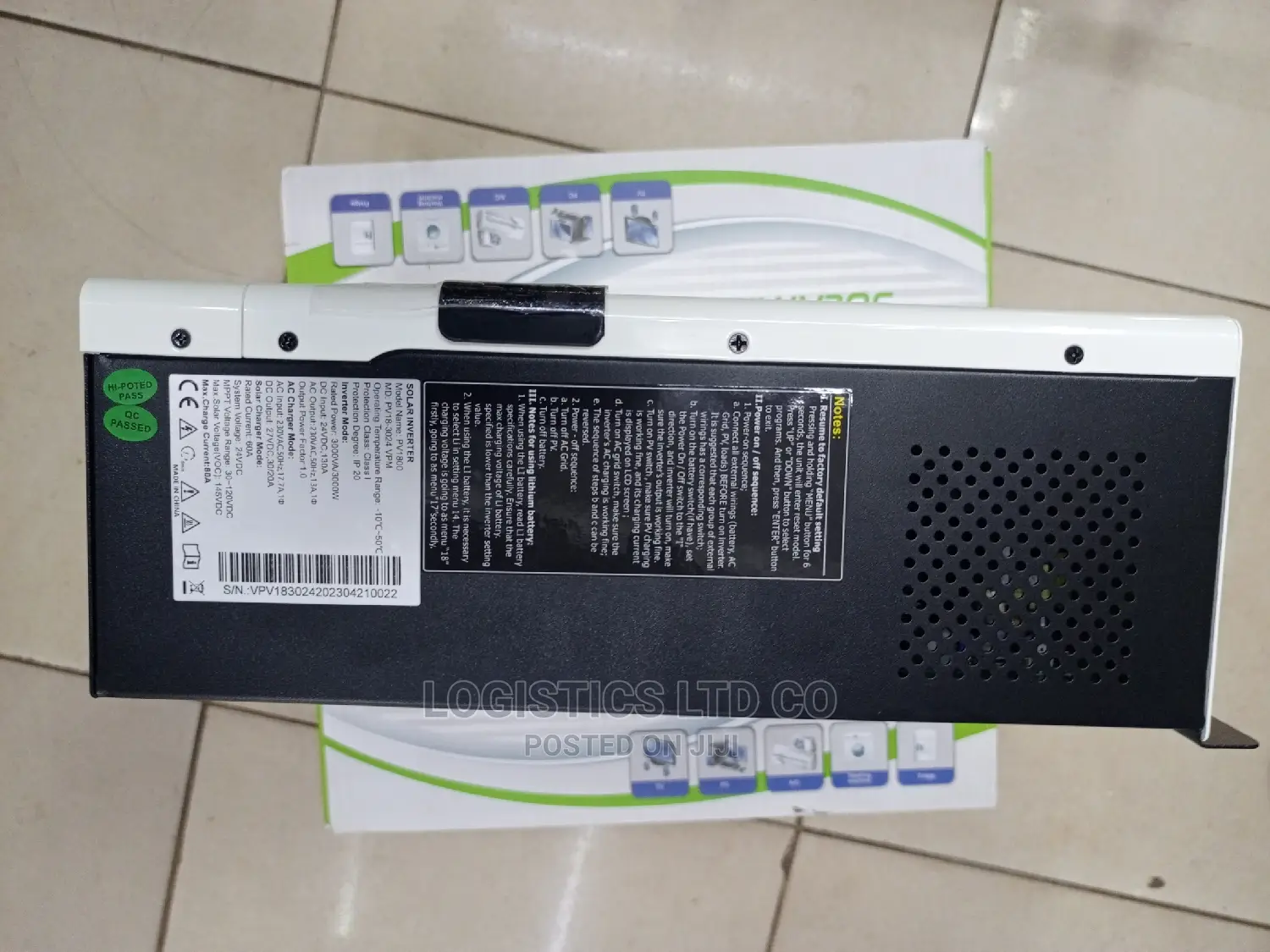 Original MUST 3kva Hybrid Solar Inverter