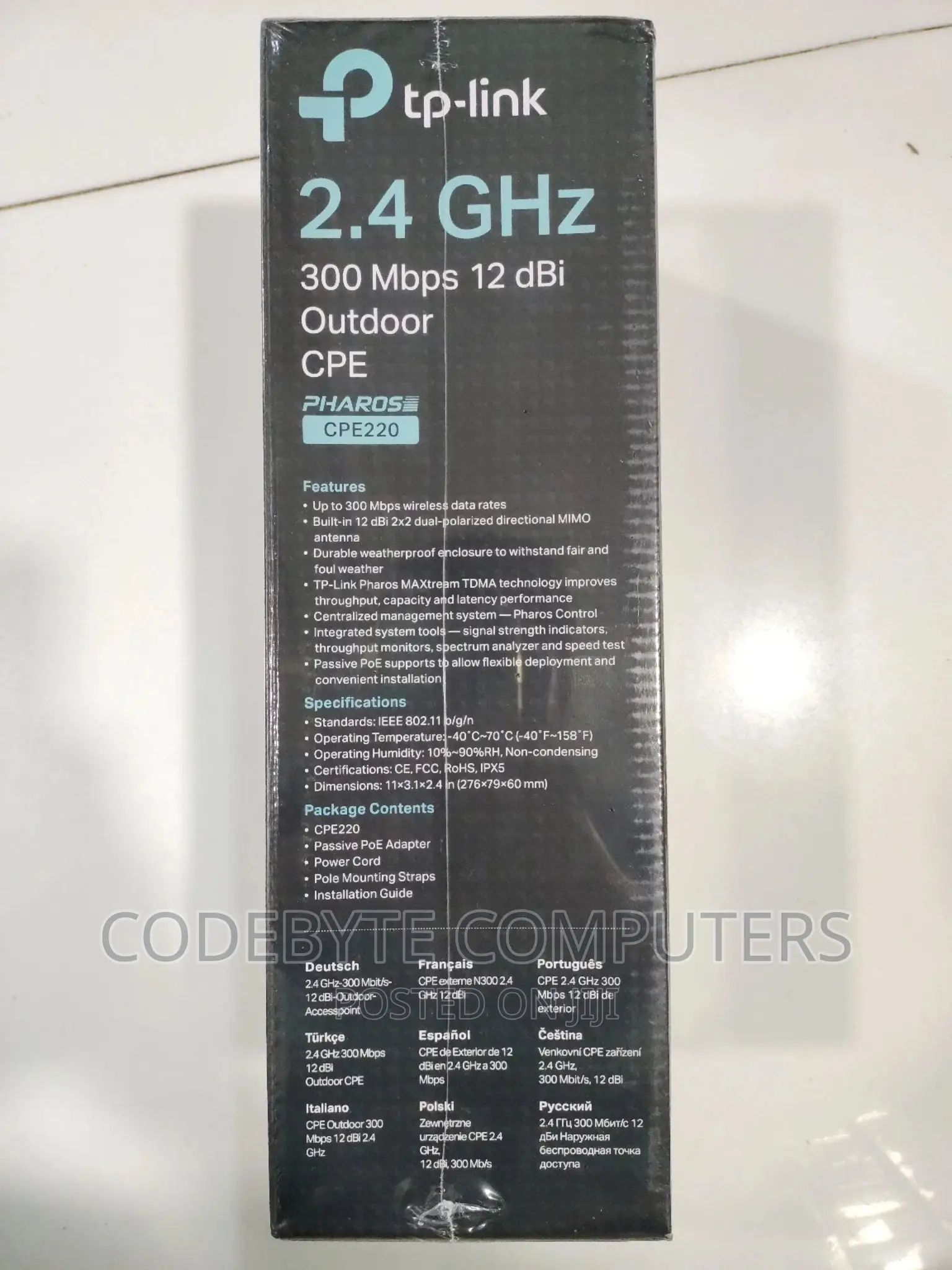 TP-LINK Cpe220 2.4ghz 300mbps 12dbi