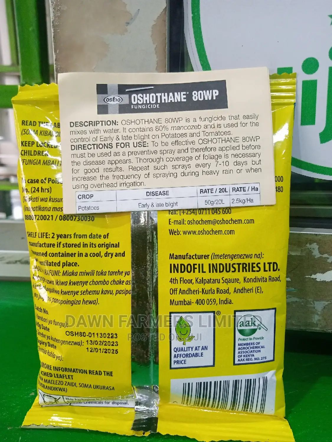 Oshotane Fungicide 100gms