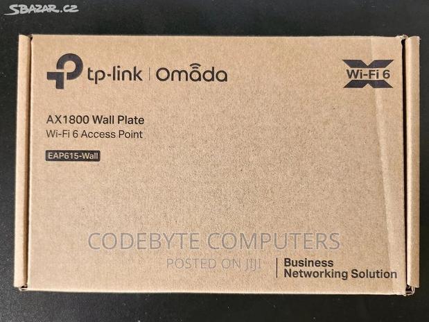 Tp-link Ax1800 Wall Plate Wifi 6 Access Point - Eap615-wall - main view