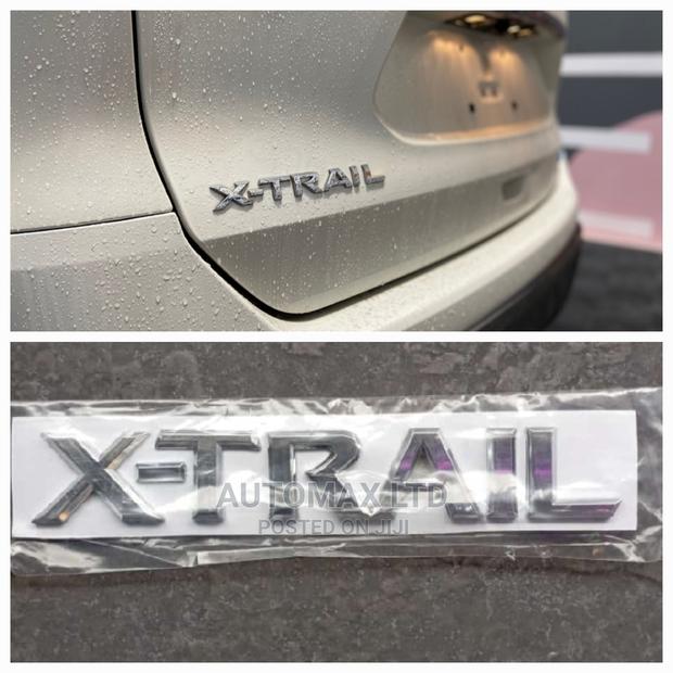 X-Trail Rear Boot Letters - main view