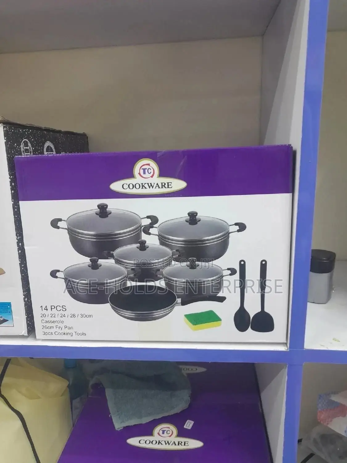 TC 14pcs Heavy Non-Stick Cooking Pot Sufuria