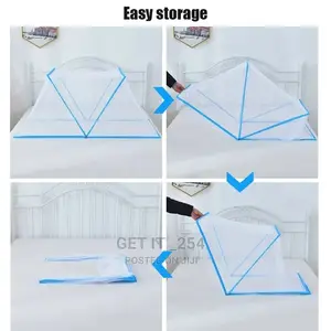 Portable Foldable Mosquito Net* ✓Colour- Blue