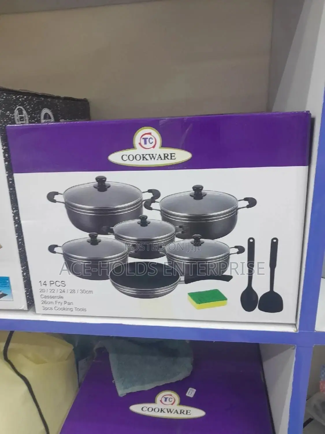 TC 14pcs Heavy Non-Stick Cooking Sufuria Set