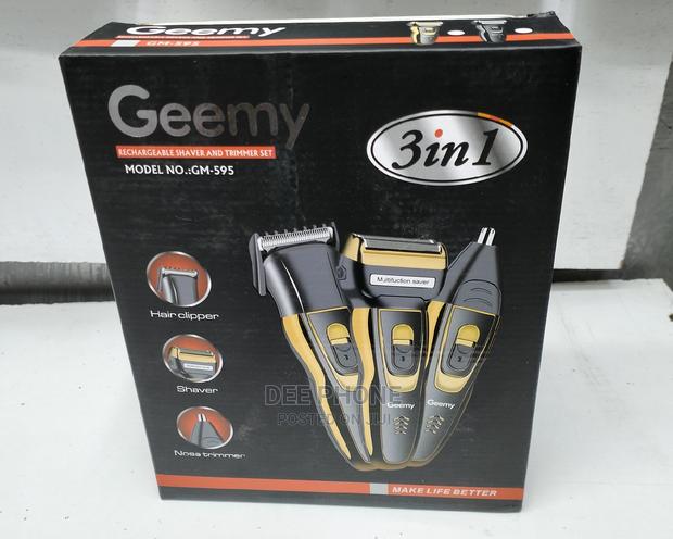 Geemy 3in 1 Rechargeable Shaver.