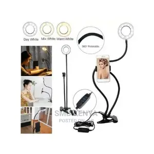 Live Streaming Light With Flexible Phone Holder