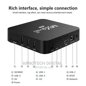 Multimedia Android Tv Box 4gb + 64gb