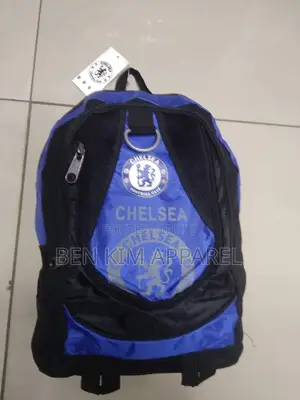 Sports Backpacks Chelsea Football Club Blue Black.