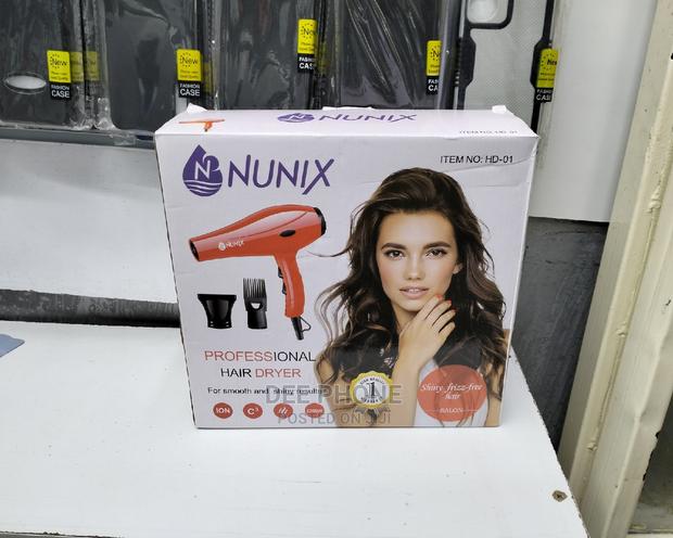 Nunix Professional Hairdryer - main view