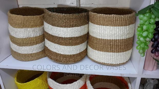 Sisal Basket Handmade on Offer