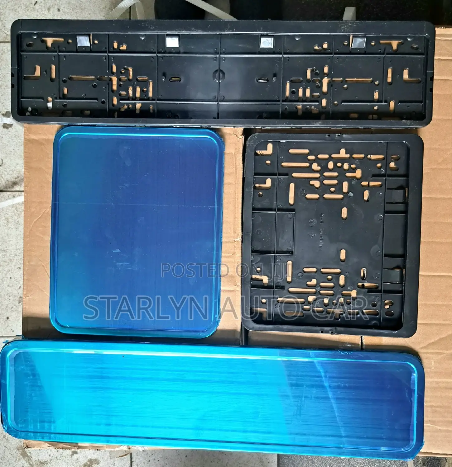 New Number Plate Holders