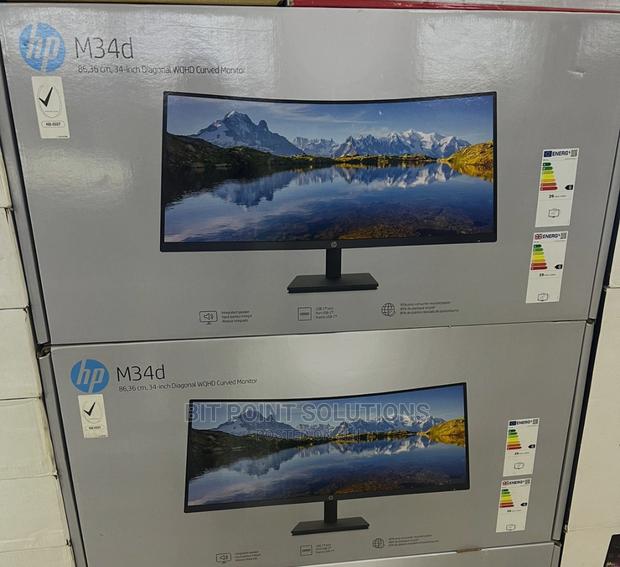 Hp M34d 34" Curved Monitor WQHD 34inch M34d