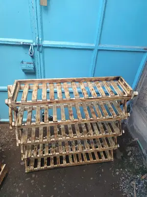 Wood Shoe Rack- (A9)