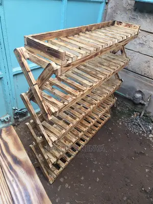 Wood Shoe Rack- (A12)