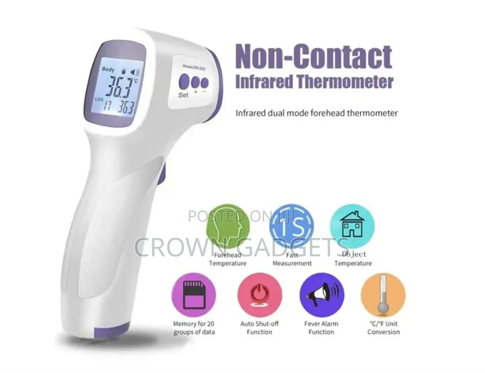 Forehead Thermometer Non-Contact Infrared