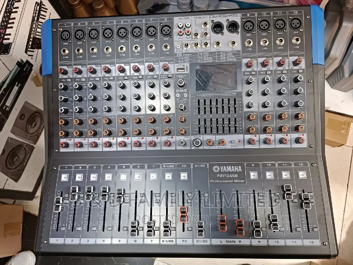 Yamaha PMY-12 USB 12 Channels Powered Mixer