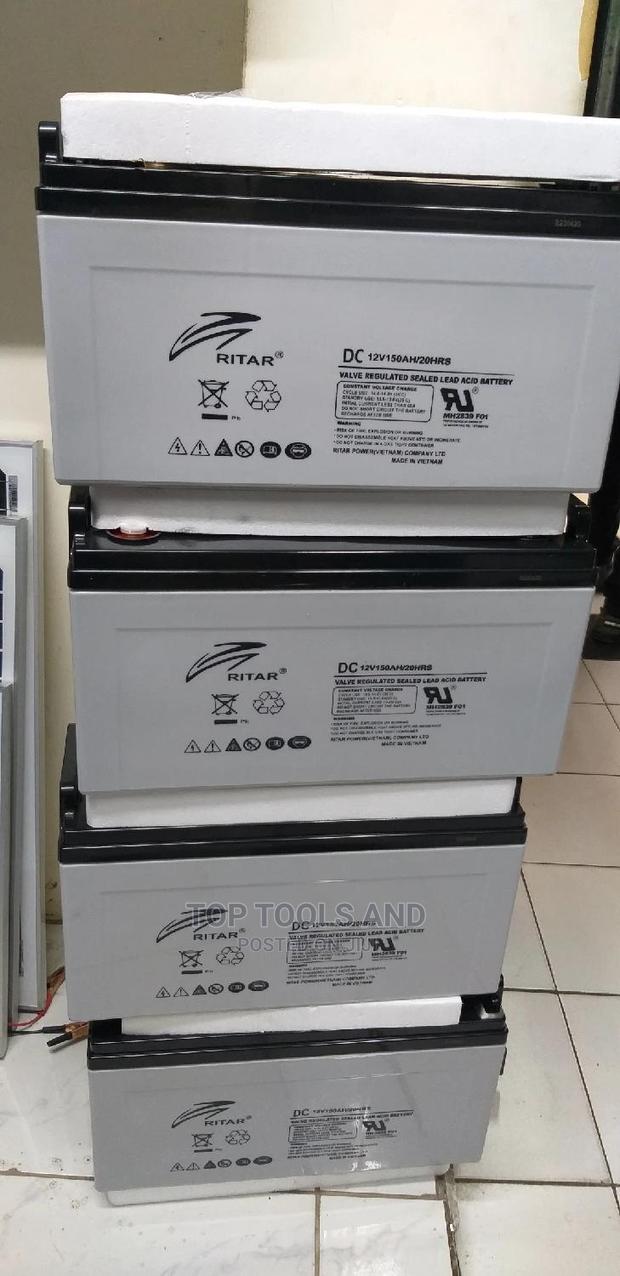 Ritar 12v 150ah 20hrs Sealed Lead Acid Solar Battery